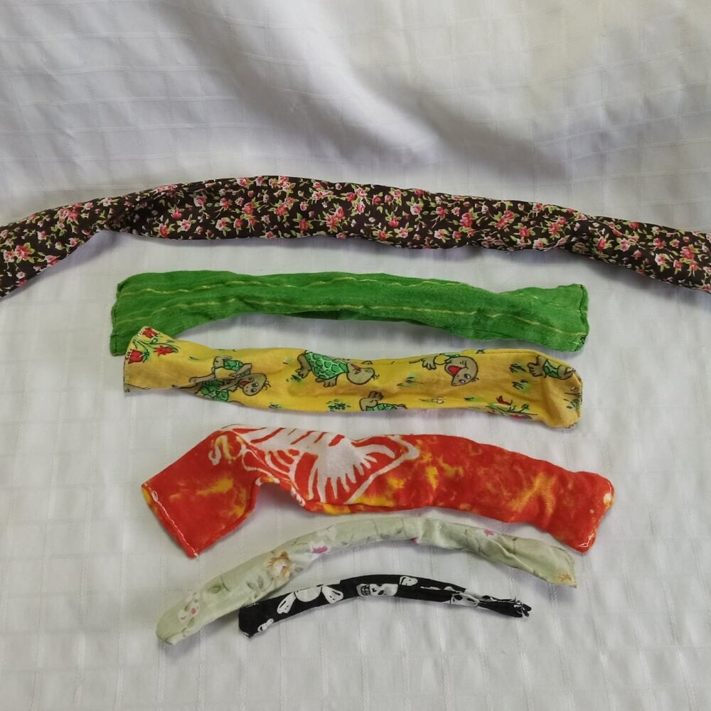 Set B : 6 handmade hair accessories multifunctional twist for ponytails